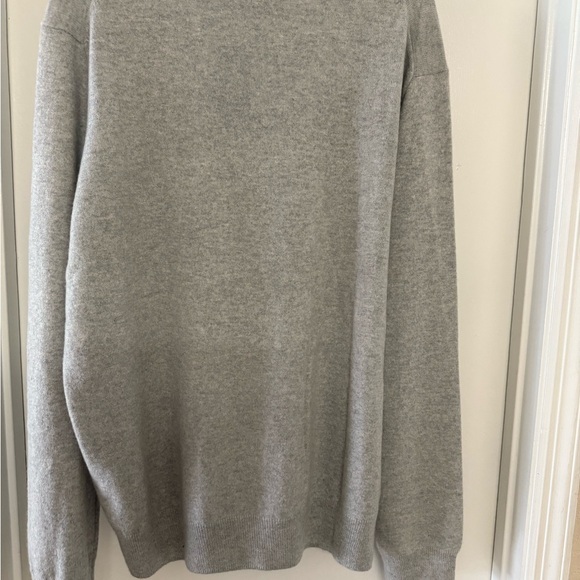 Polo by Ralph Lauren Men's CASHMERE Grey Sweater - Picture 6 of 7